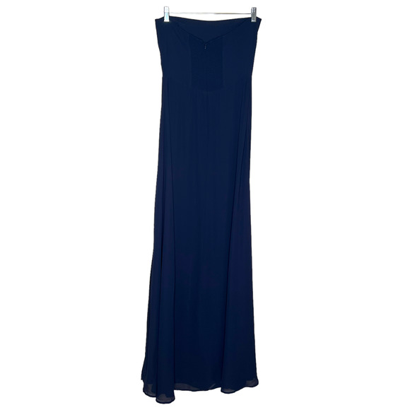 Reformation Ingrid Dress Navy Blue Size 8 - Picture 5 of 10